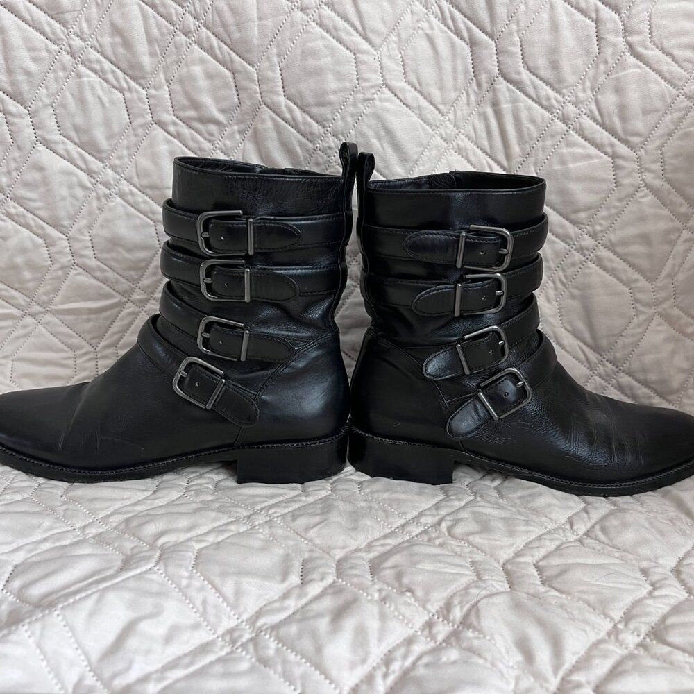 Via Spiga Black buckle boots - Picture 8 of 10
